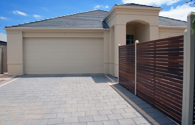 garage door with man door